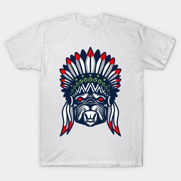 Dog native american T-Shirt by Tuye Project